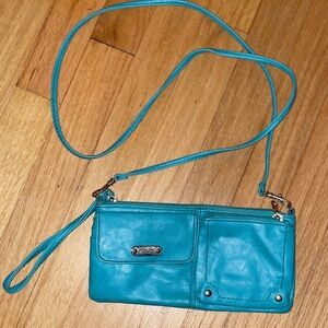 Relic Turquoise Wristlet Clutch